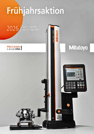 Mitutoyo Frühjahrsaktion 2026 - gültig vom 01.04.2026 bis 31.05.2026