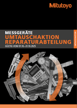 Mitutoyo Umtauschaktion Oktober 2025